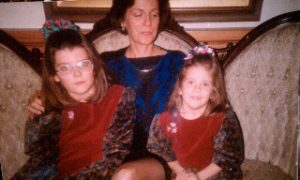 Tina, Jen and Mom at party Tina, Jen and Mom at party