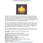 flyer for 12.11.11 Compassionate Friends Worldwide Candle Lighting Compassionate Friends Worldwide Candle Lighting