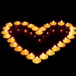 heart candle image