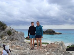 Crissy Straub and Malinda Dublin in Bermuda